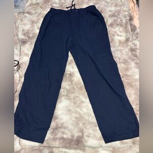 Elegant Men's Dark Blue Dress Pants